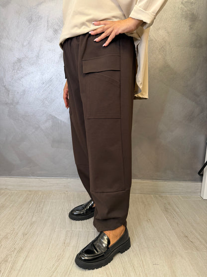 Pantalone Aléa Uni Cledy Marrone