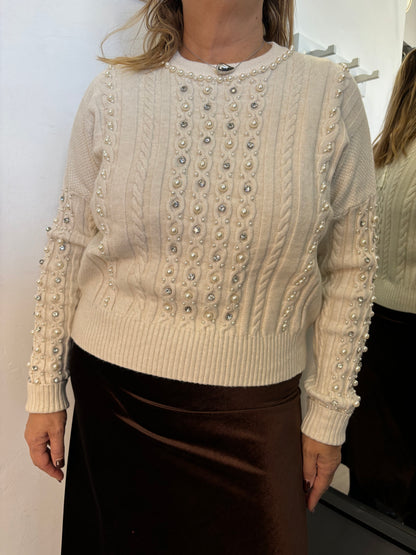 Maglione Perla Burro