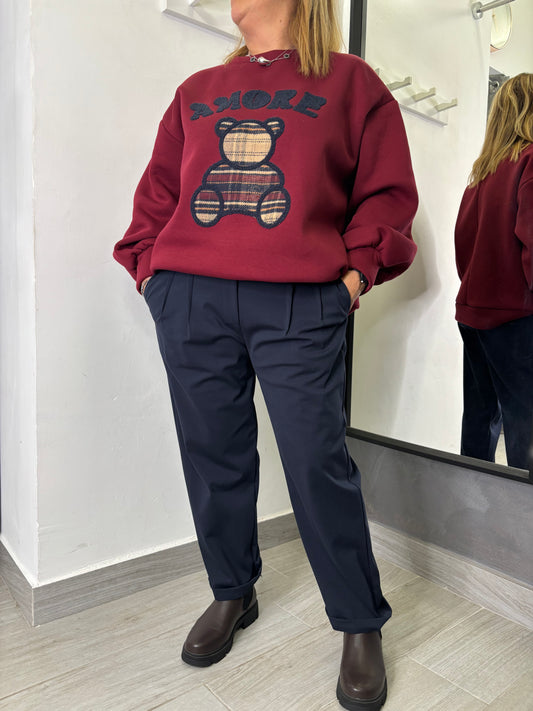 Pantalone Wendy Carolyn Blu