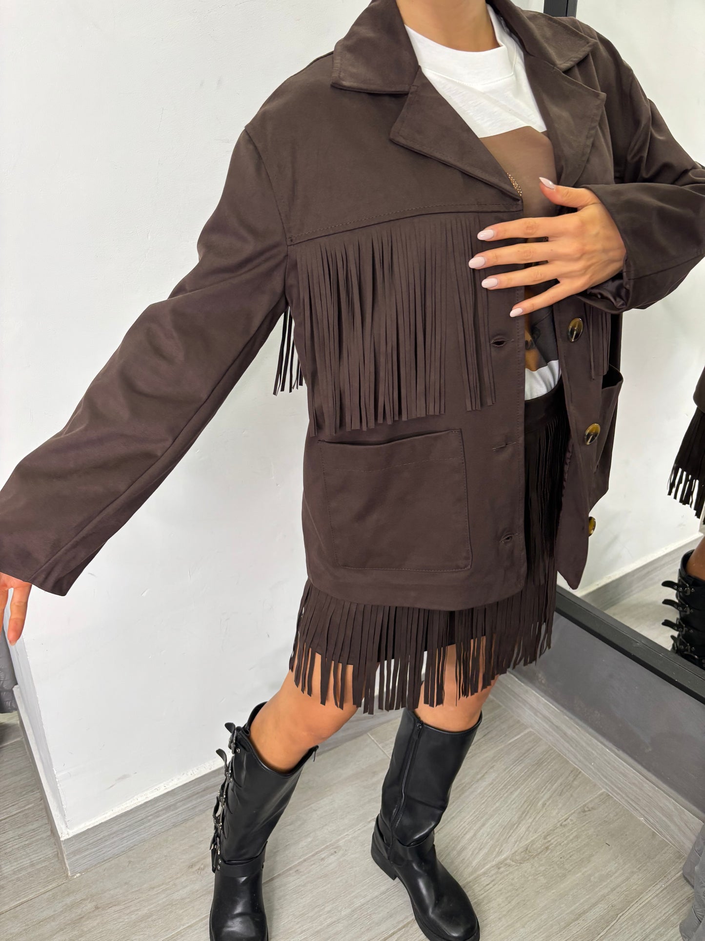 Giacca Texas Marrone