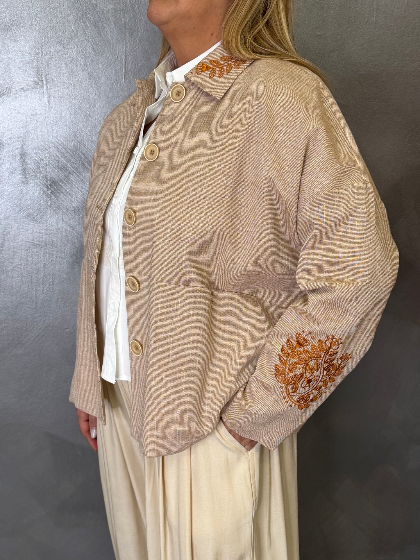 Giacca Alvira Cammello