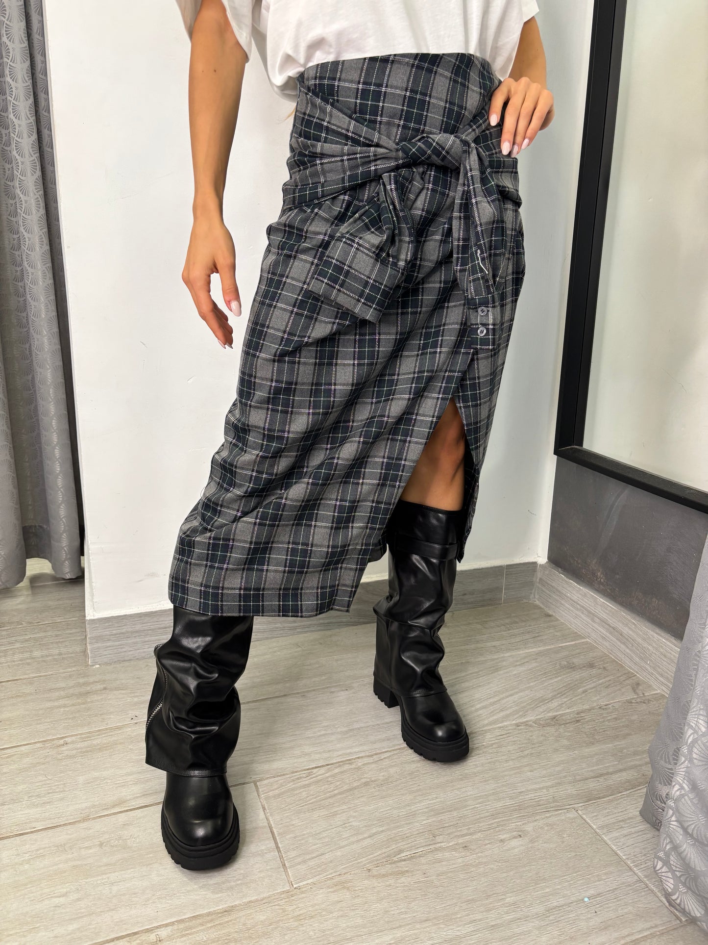 Gonna Tartan Camicia Vicolo