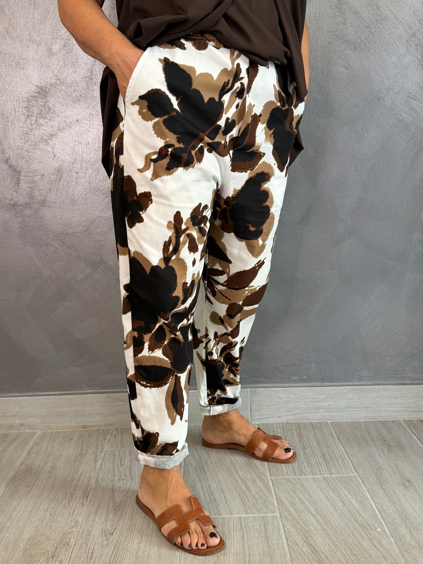 Pantalone 158C Elettra Marrone
