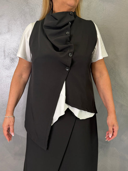Gilet Aurea Nero