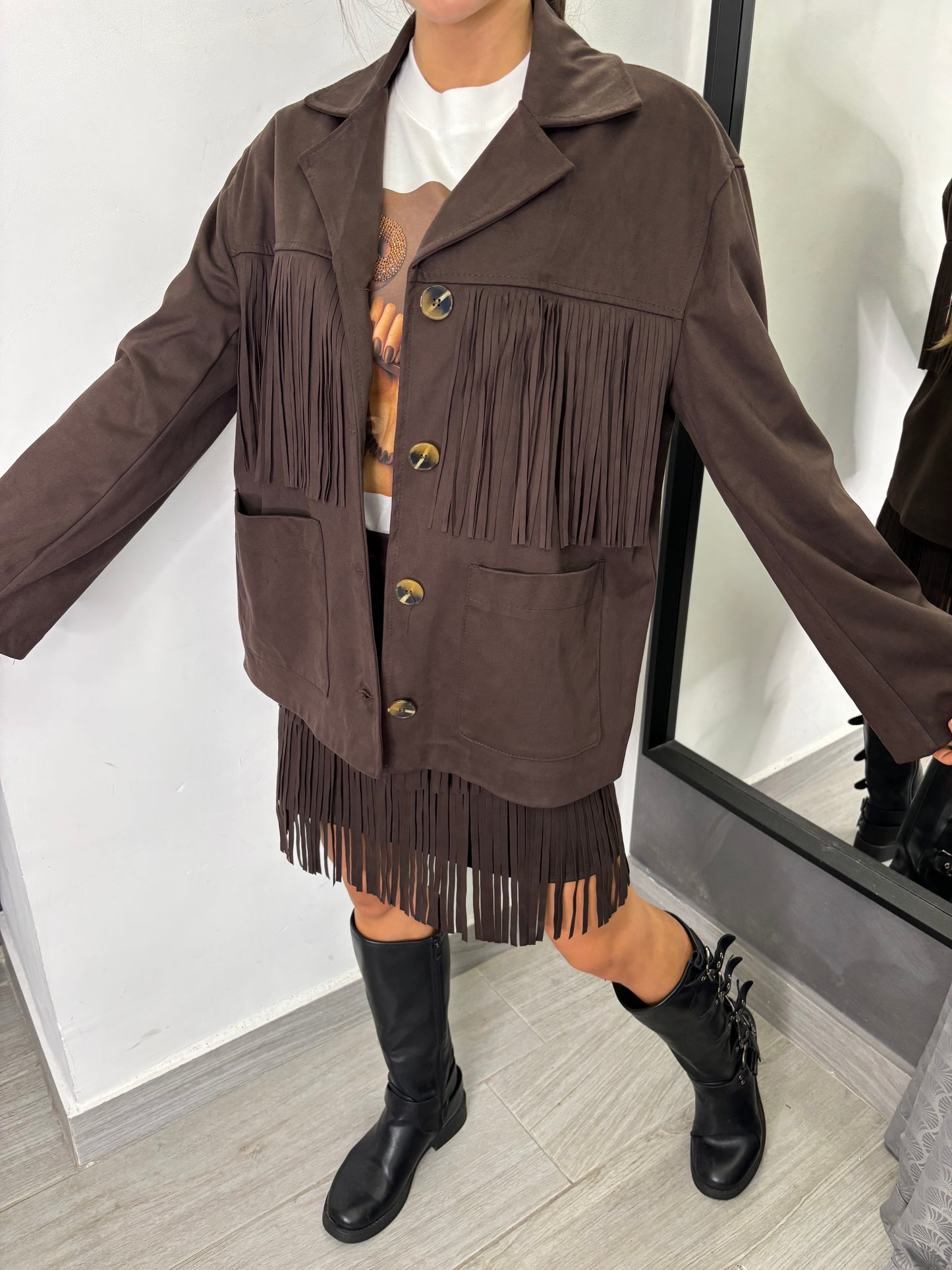 Giacca Texas Marrone