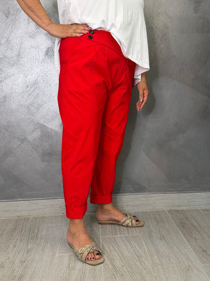 Pantalone 158C Ambra Rosso