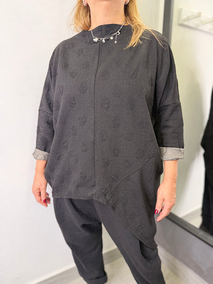 Casacca Wendy Bolle Nera