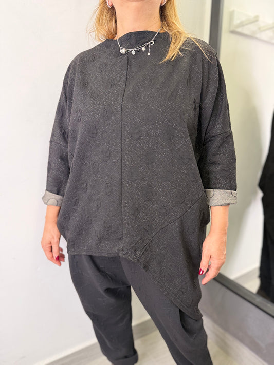 Casacca Wendy Bolle Nera