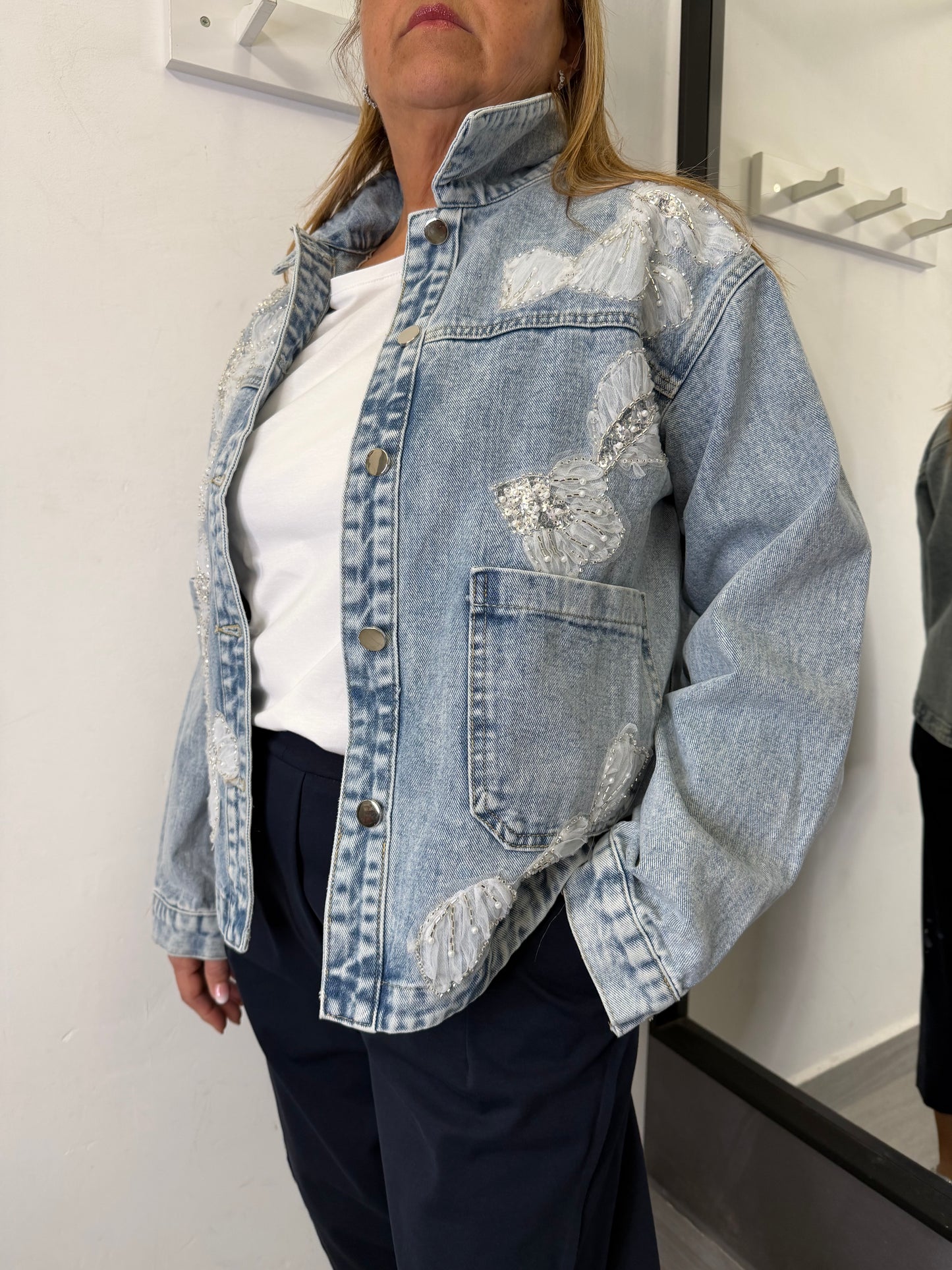 Giubbotto Jolanda Jeans Chiaro