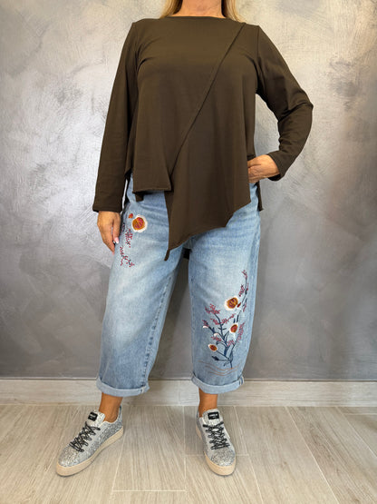 Blusa Wendy Sophie Marrone