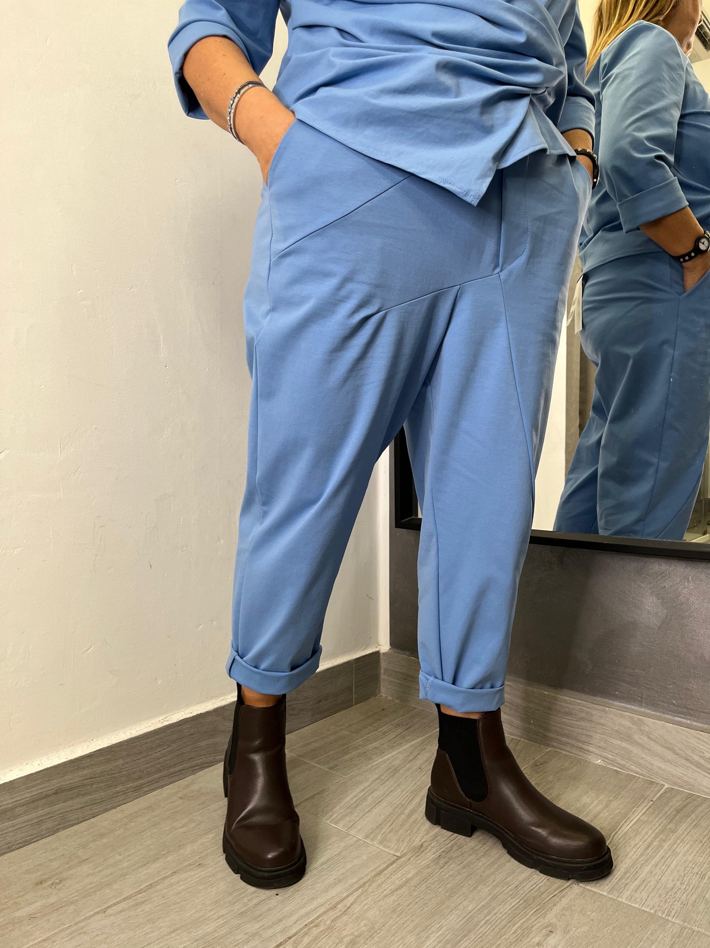 Pantalone Sun Agata Azzurro