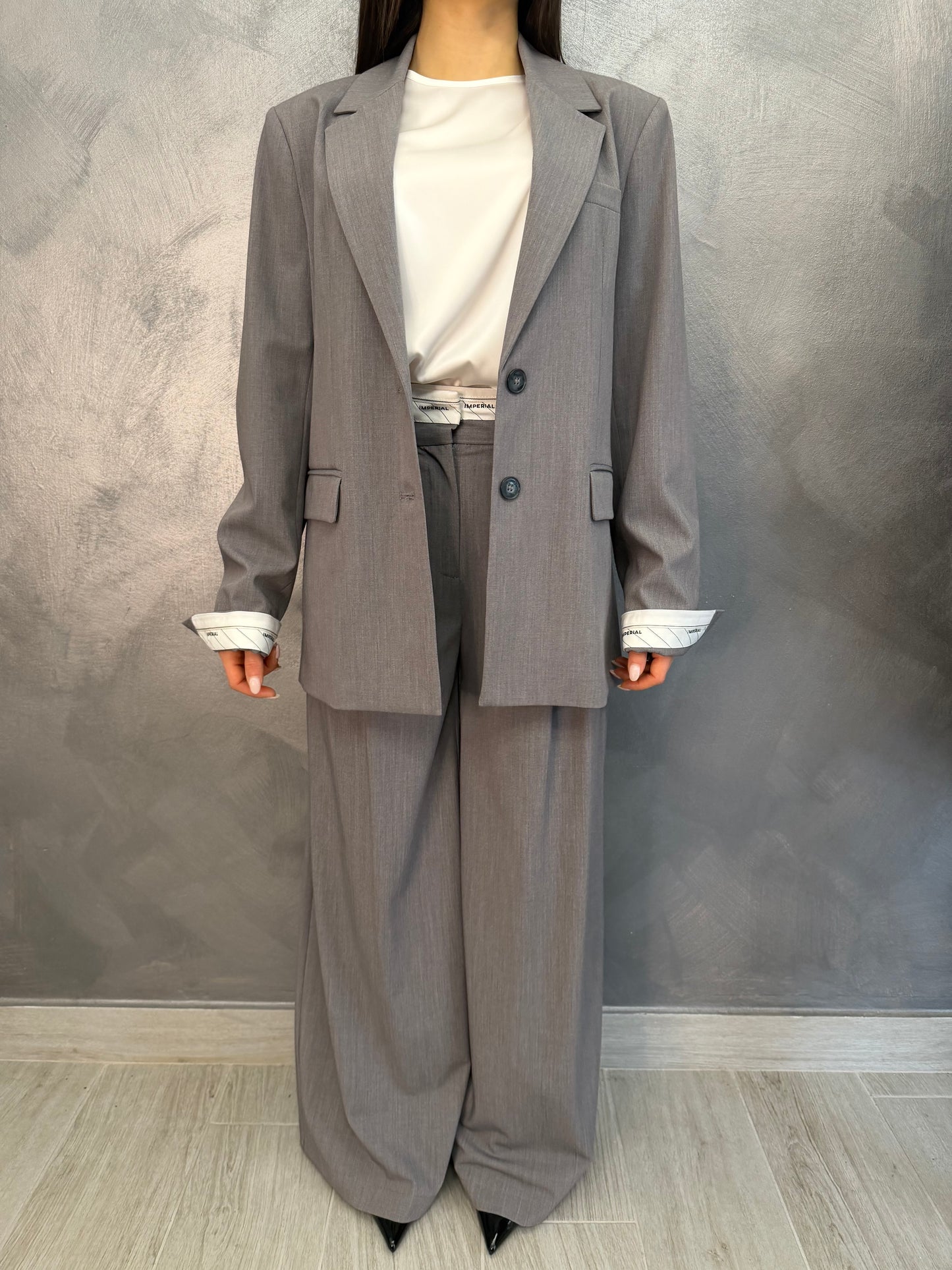 Giacca Grigio Chiaro Imperial