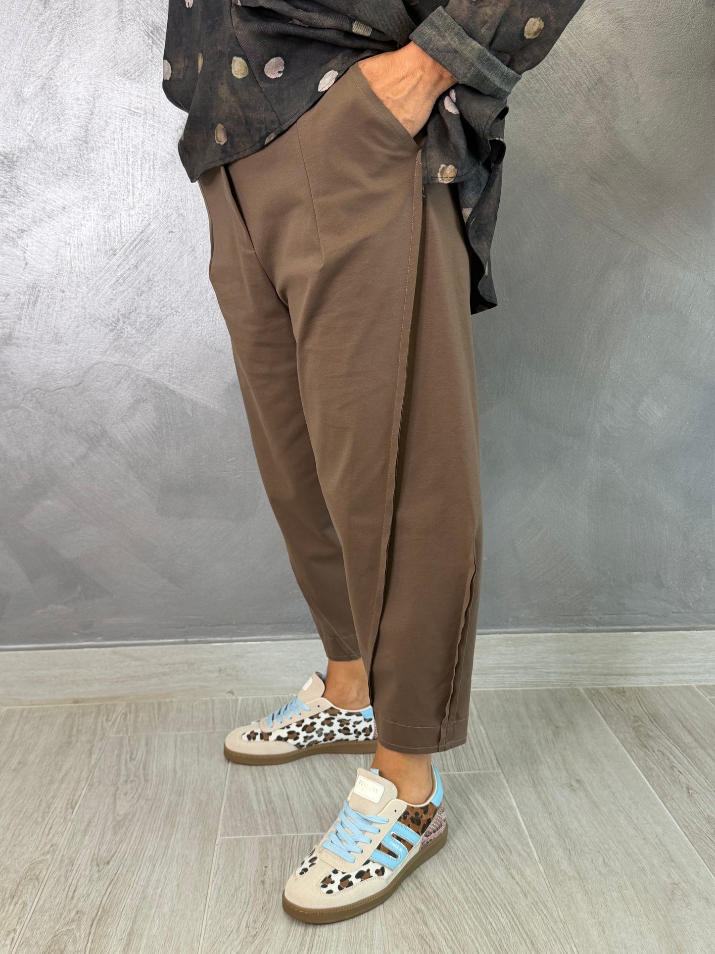 Pantalone Wendy Balloon Marrone