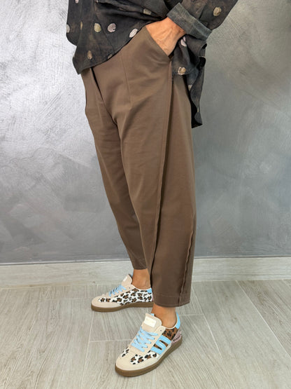 Pantalone Wendy Balloon Marrone