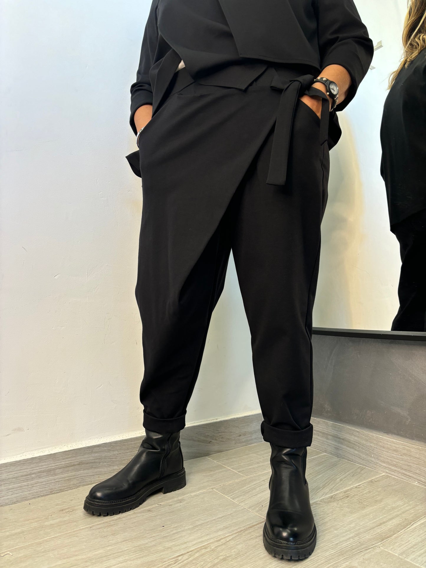 Pantalone Sun Pareo Nero