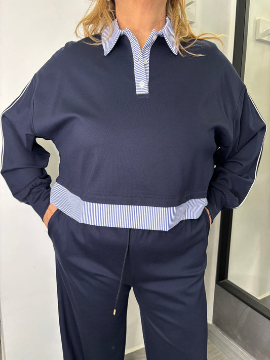 Felpa cropped Imperial