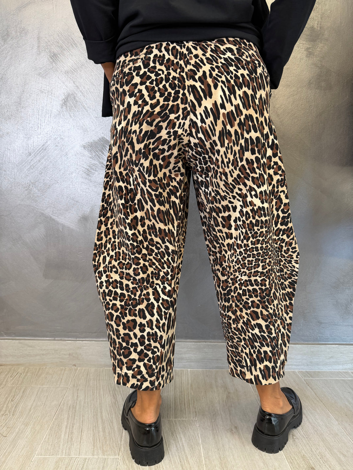 Pantalone Wendy Balloon Leopardato