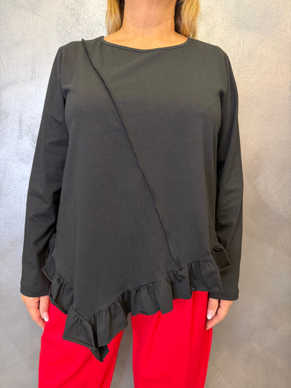 Maglia Aléa Uni Roches Nera
