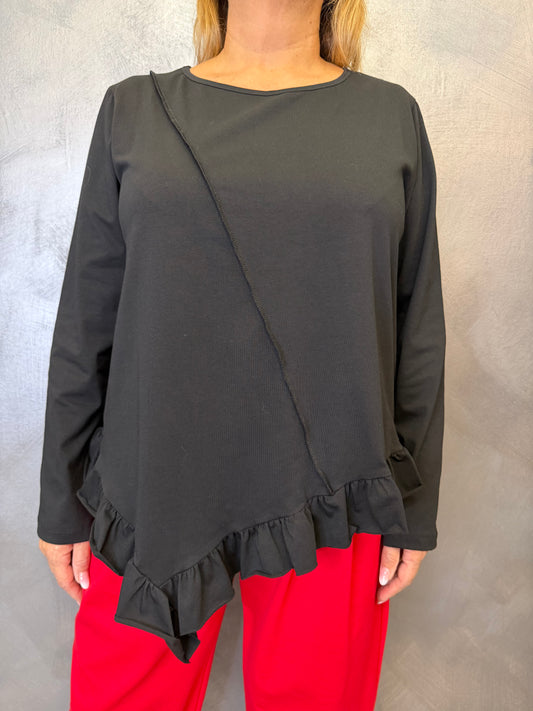 Maglia Aléa Uni Roches Nera