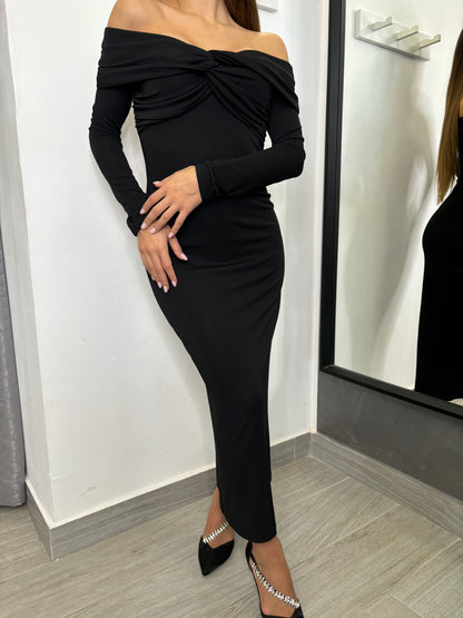 Abito Lungo Haveone Nero