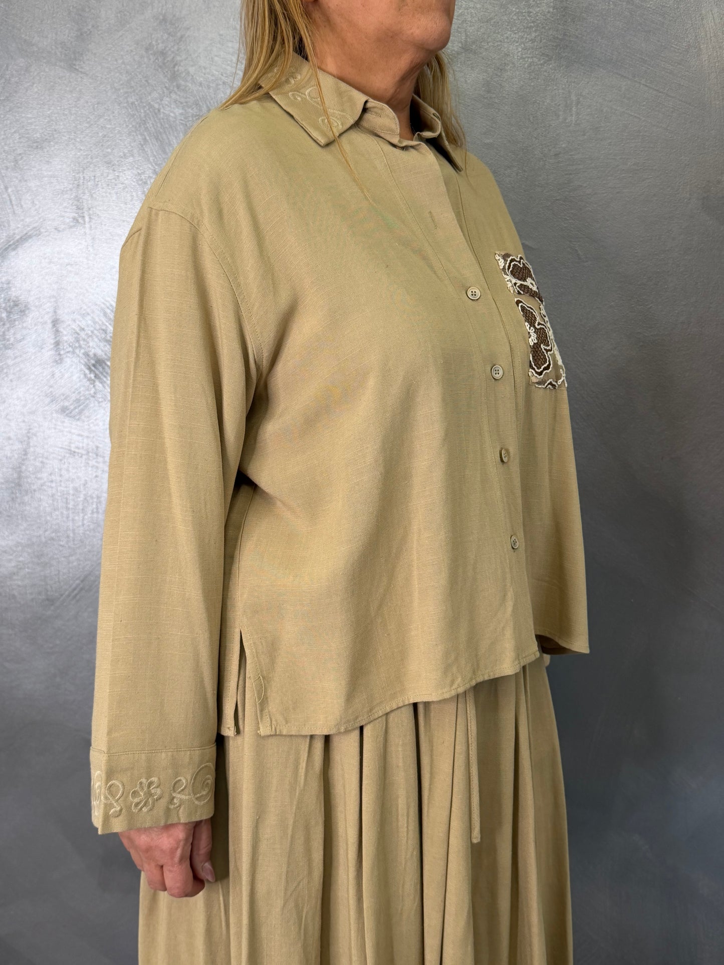 Camicia Emma Beige