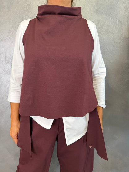 Gilet Wendy Bordeaux
