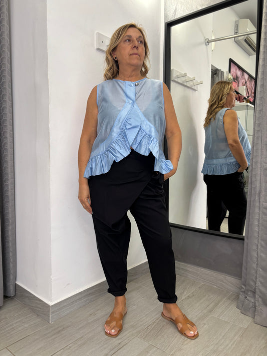Canotta Wendy Melody Azzurra
