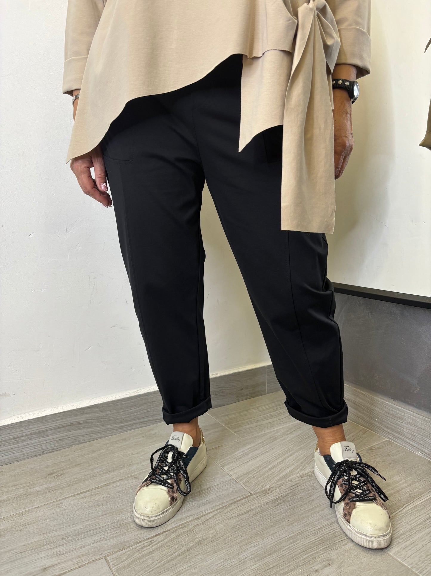 Pantalone 158C Leon Nero