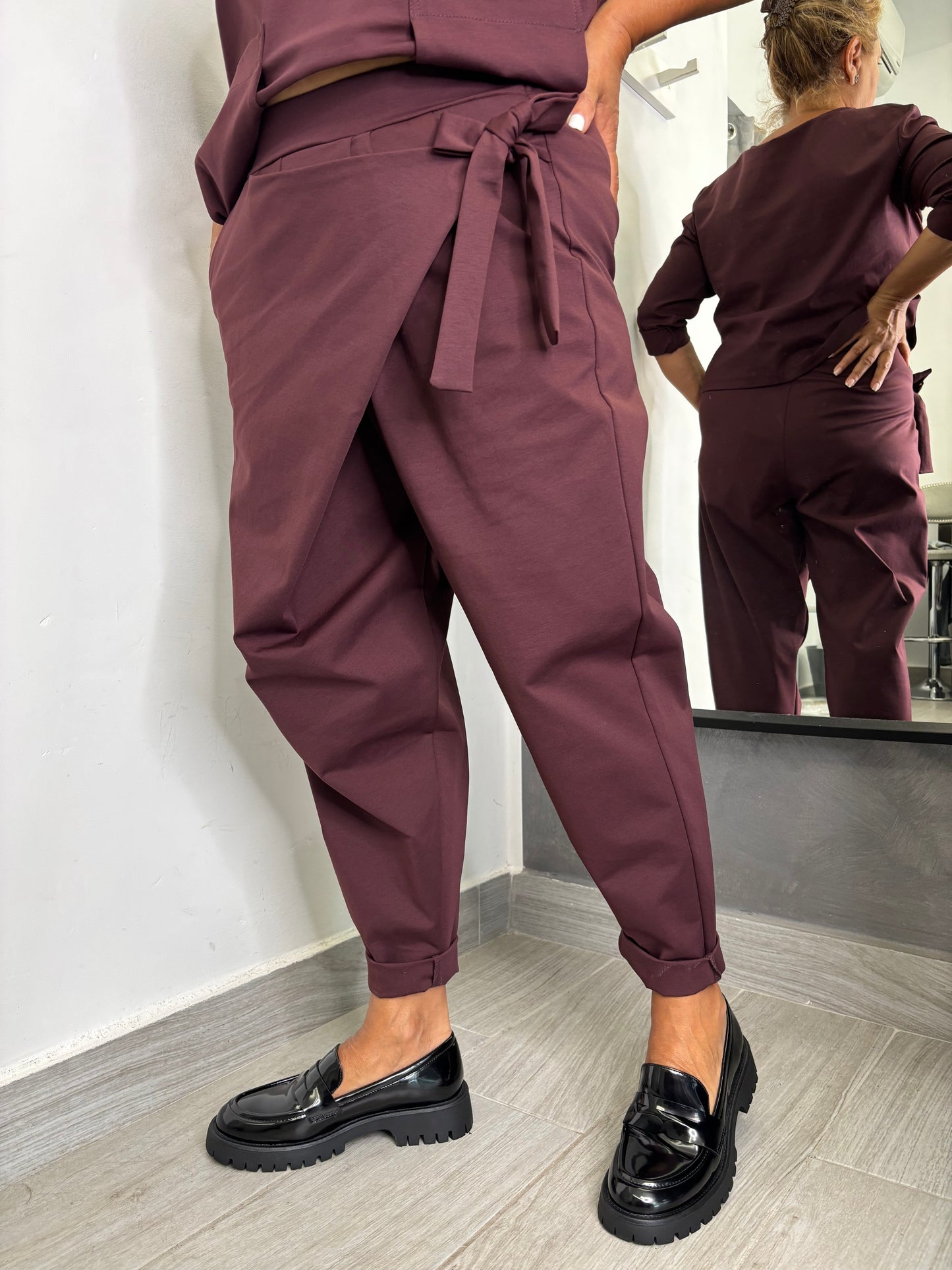 Pantalone Sun Pareo Burgundy