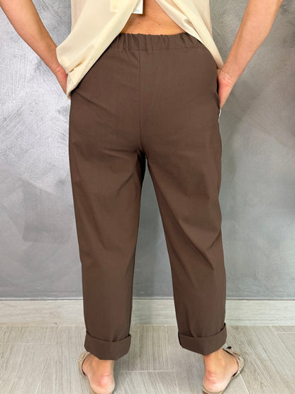 Pantalone 158C Ambra Marrone