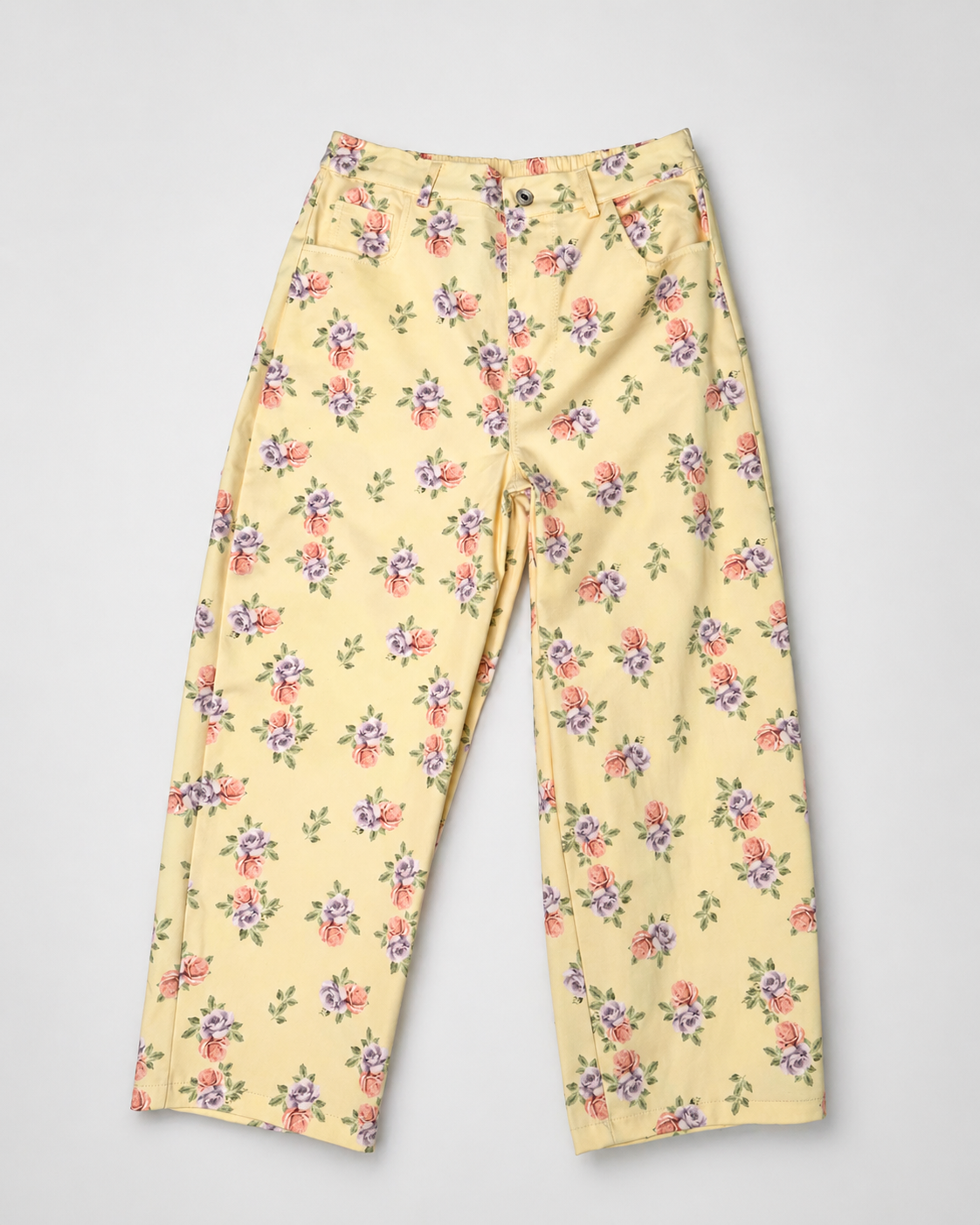 Pantalone Fiori Giallo