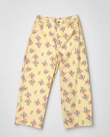 Pantalone Fiori Giallo