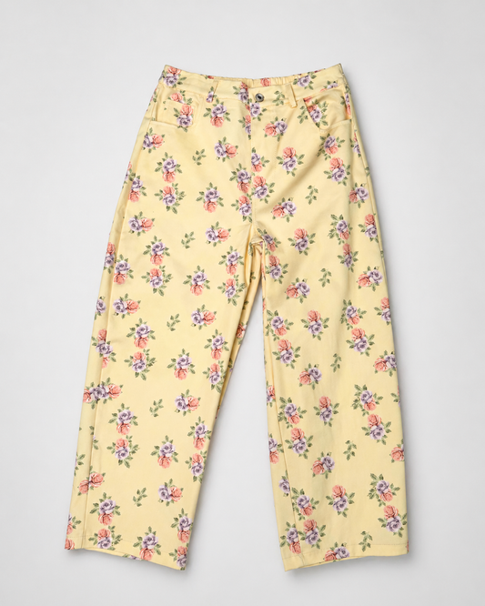 Pantalone Fiori Giallo