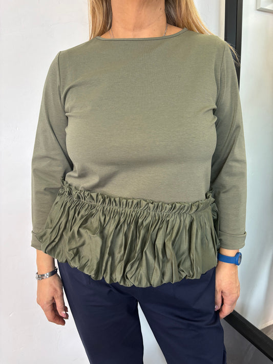 Casacca Wendy Maya Verde Militare
