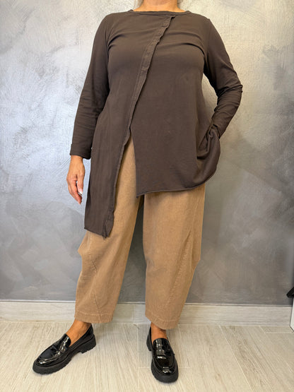 Maglia Wendy Cannella Marrone