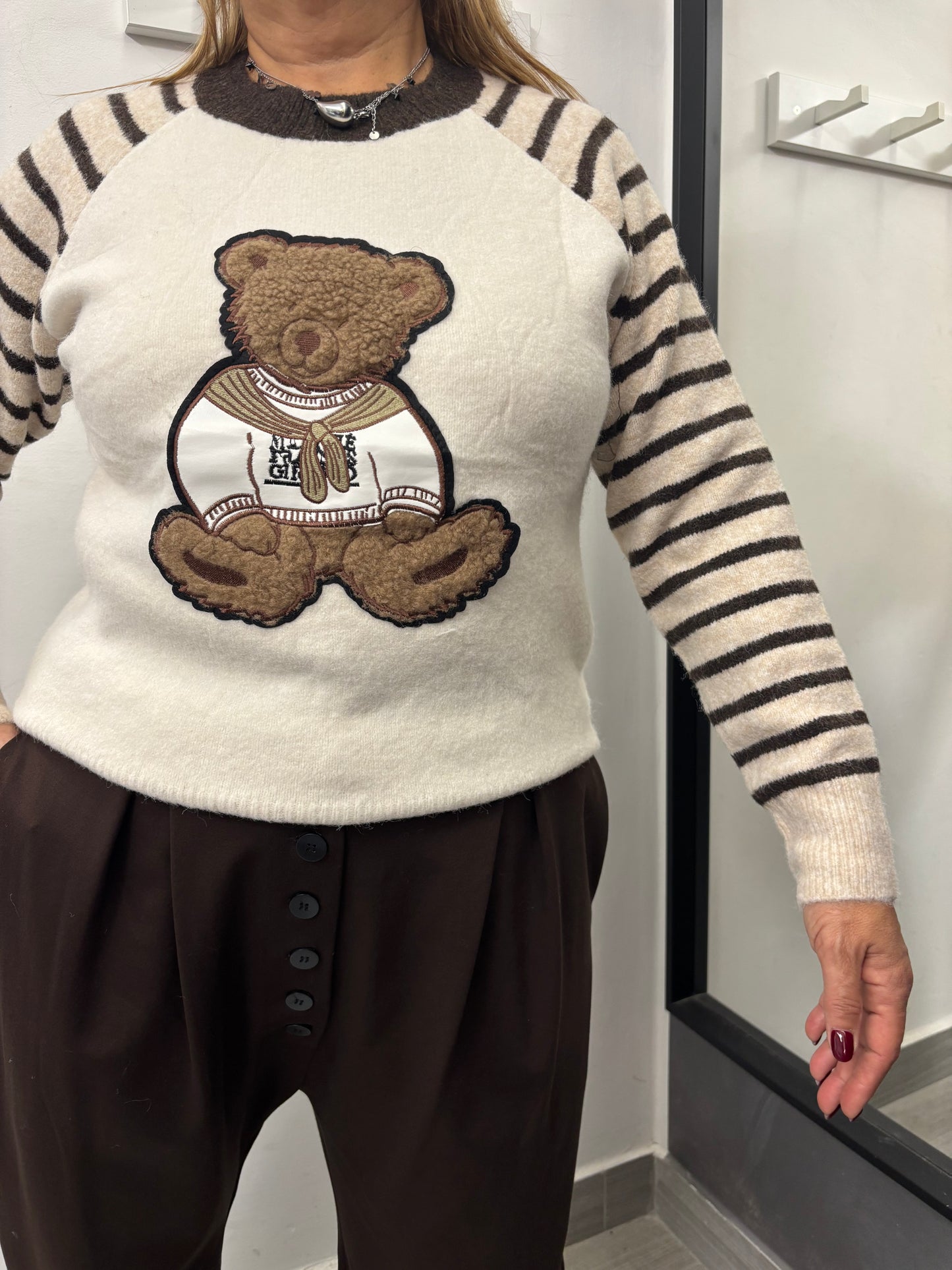 Maglione Burro Orsetto