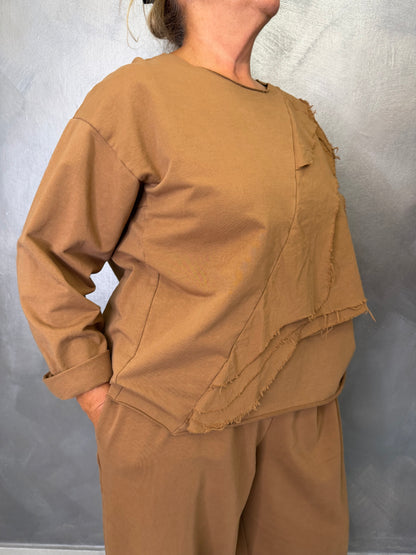 Felpa Wendy Dalia Camel