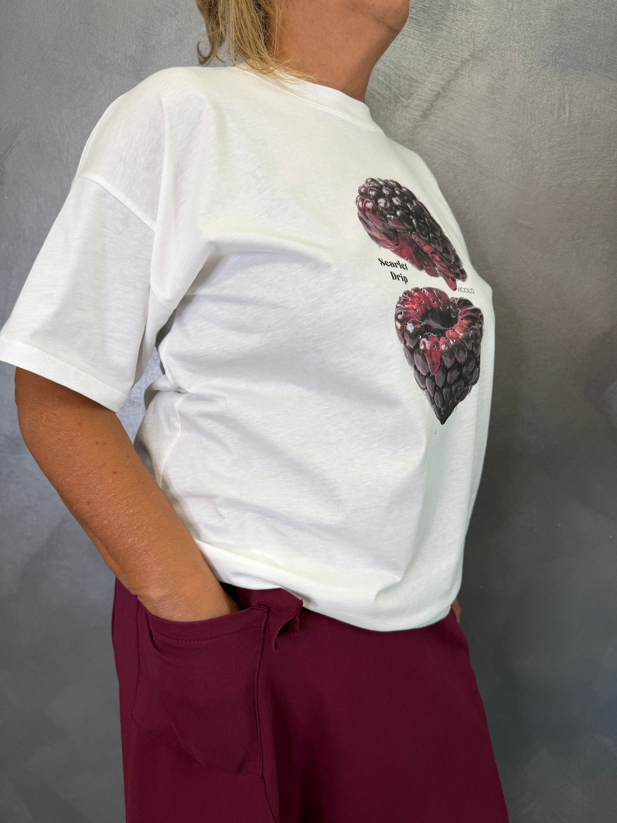 T-Shirt Scarlet Drip Vicolo