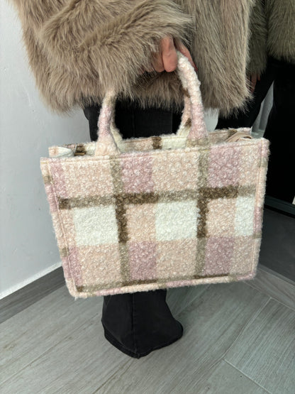 Borsa Bucle’ Rosa/Burro