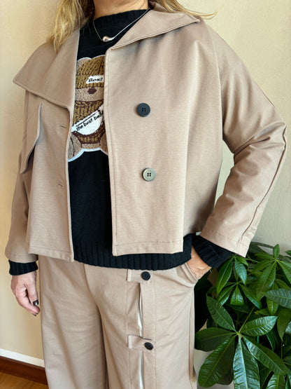 Giacca Sun Reverse Beige Scuro