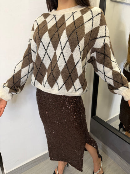 Maglione Isabelle Marrone