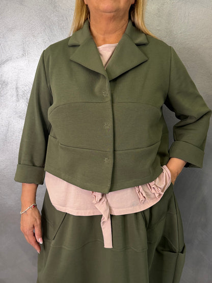Giacca Wendy Sara Verde Militare