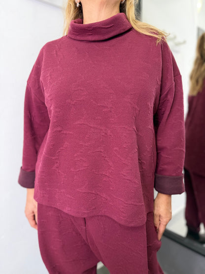 Casacca Sun Clea Burgundi