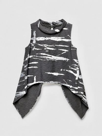 Top Wendy Onda Grigio/Bianco