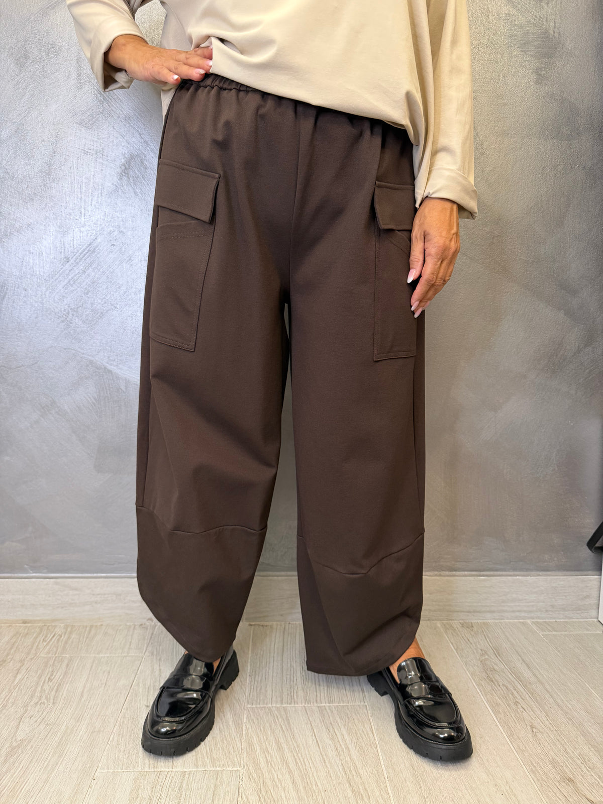 Pantalone Aléa Uni Cledy Marrone