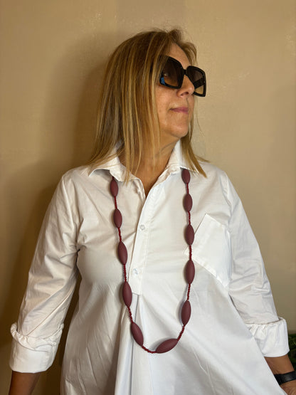 Collana Carmen Bordeaux