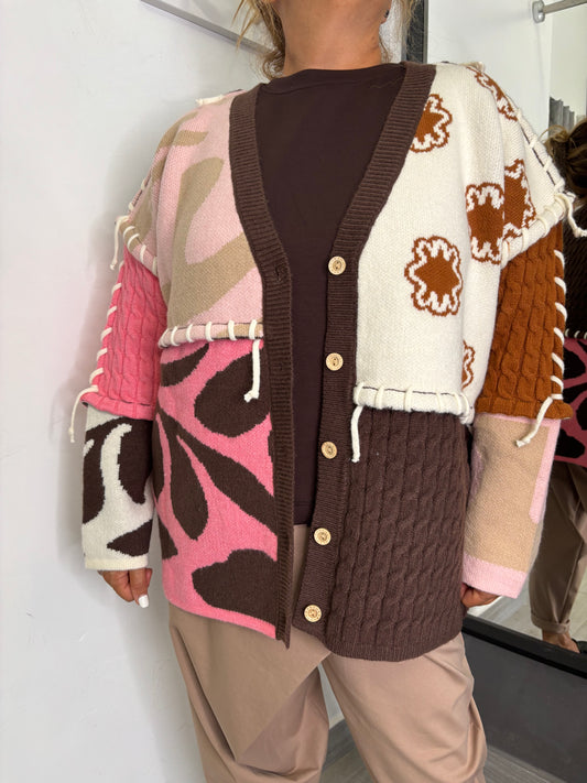 Cardigan Madagascar Brown