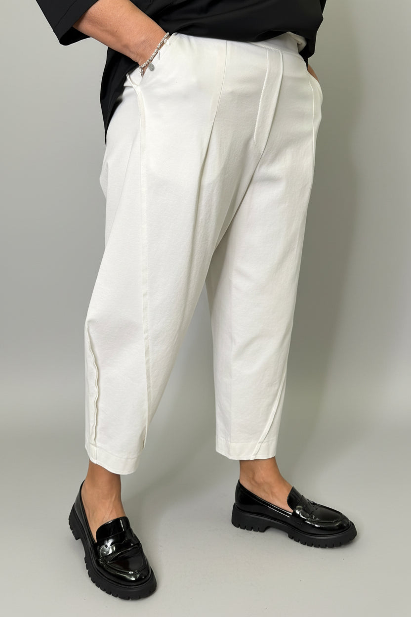 Pantalone Wendy Balloon Bianco