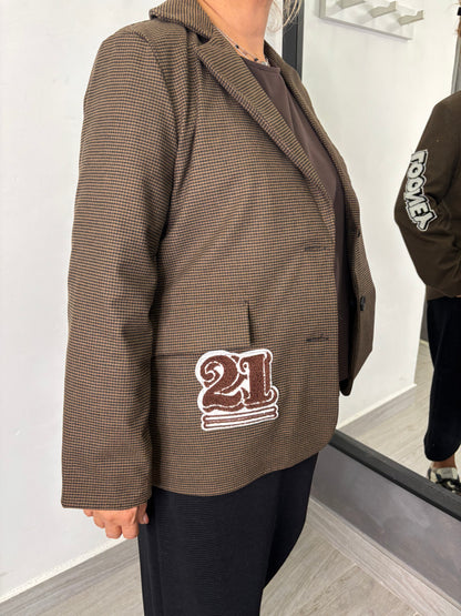 Giacca Looney Marrone