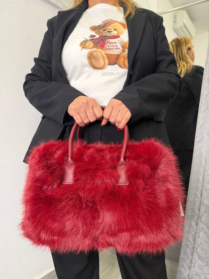 Borsa bauletto Bordeaux